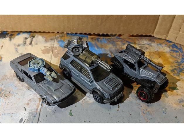 玩具車武器裝置3D打印模型