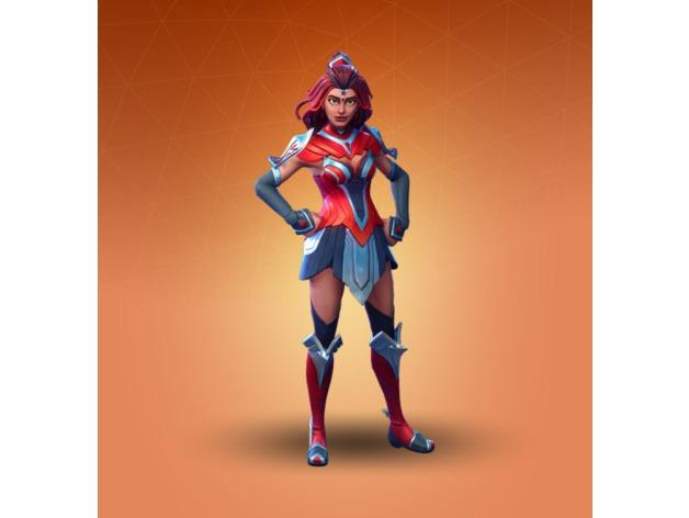 勇氣皮膚（堡壘之夜）3D打印模型