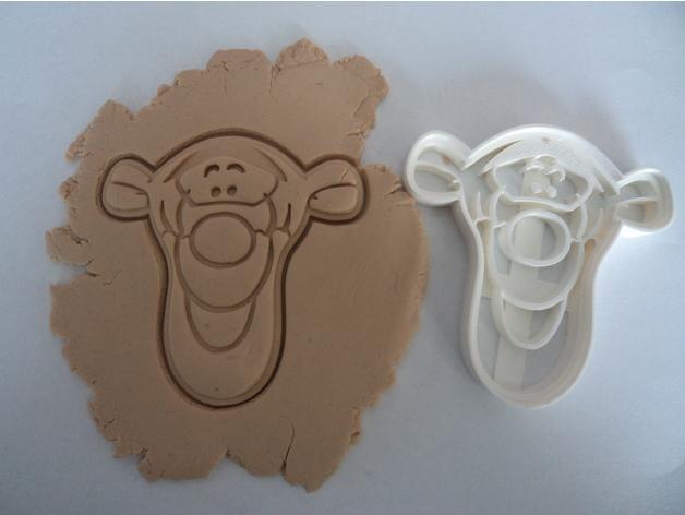 跳跳虎餅干模具（小熊維尼）3D打印模型