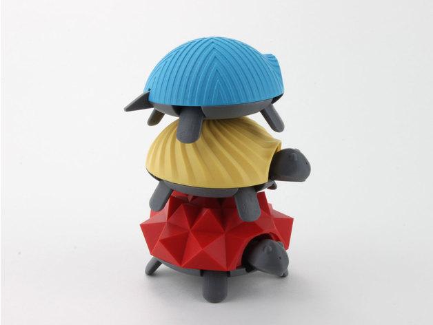 小烏龜3D打印模型