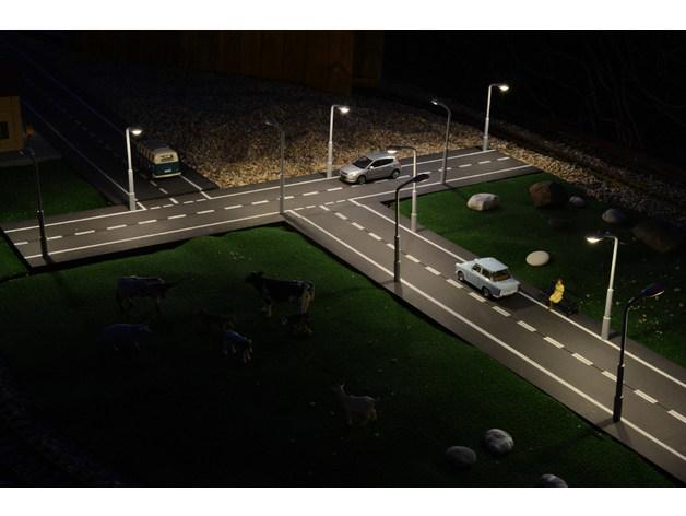 路燈3D打印模型