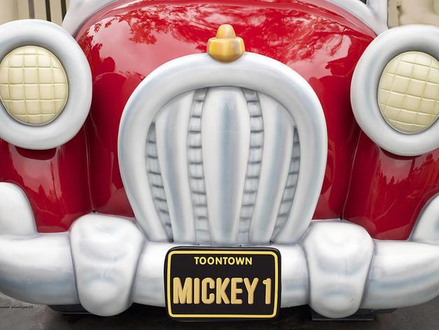 米奇車3D打印模型