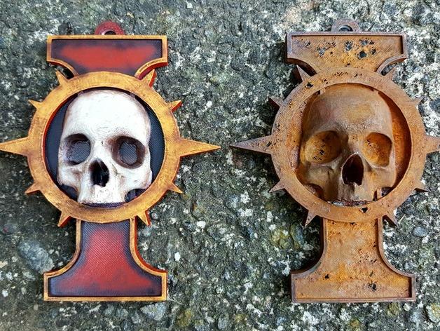 骷髏頭掛飾3D打印模型