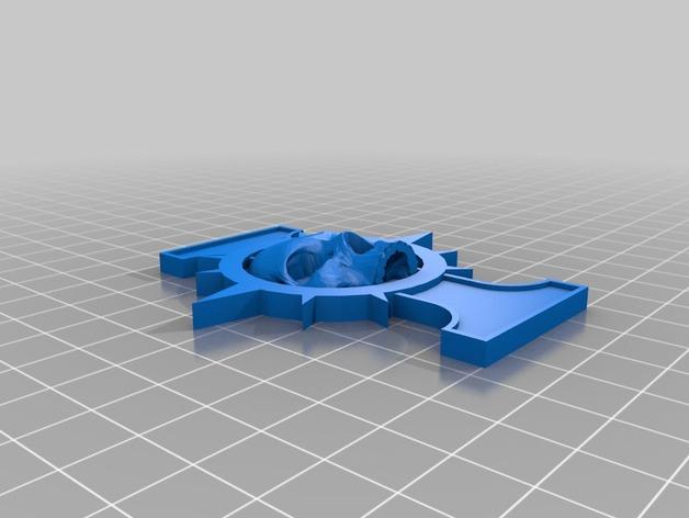 骷髏頭掛飾3D打印模型