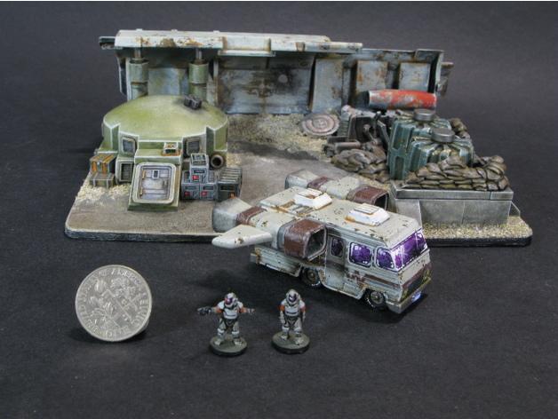 飛車3D打印模型