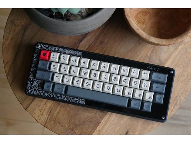 秋葉原日語鍵盤框架3D打印模型