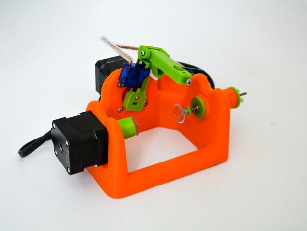 復(fù)活節(jié)彩蛋自動(dòng)繪畫機(jī)框架3D打印模型