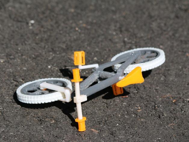 迷你自行車3D打印模型