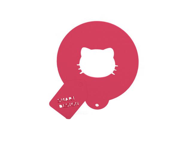 kitty咖啡裝飾模板3D打印模型