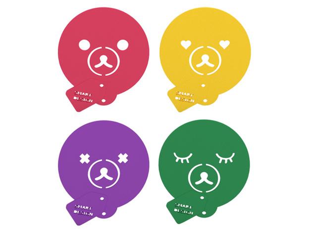 可愛熊咖啡裝飾模板3D打印模型