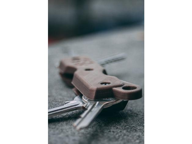 瑞士軍刀式鑰匙扣3D打印模型