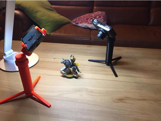 手機相機三角支架直播神器3D打印模型