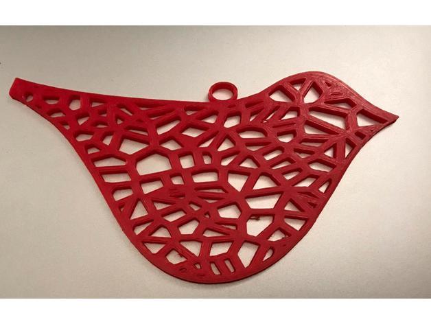 圣誕飾品：麋鹿與雪花3D打印模型