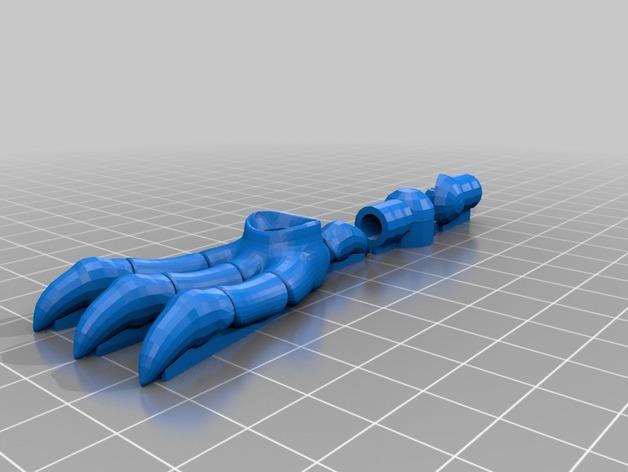 東方鉸接龍3D打印模型