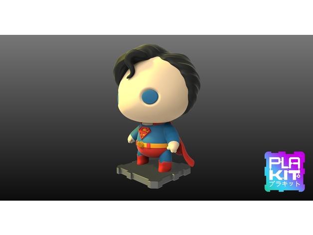 DC宇宙超人mini手辦3D打印模型