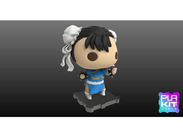 街頭霸王春麗3D打印模型