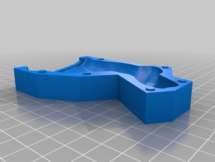 情人節(jié)兔子巧克力模具3D打印模型