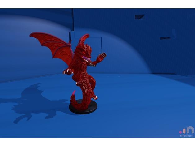 龍手辦3D打印模型