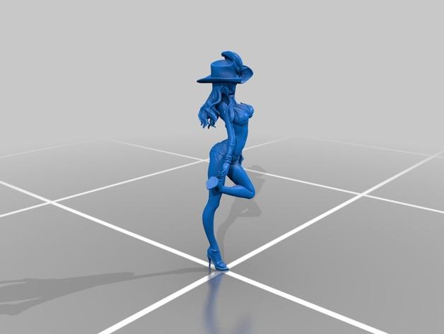 海賊王娜美美女手辦模型3D打印模型