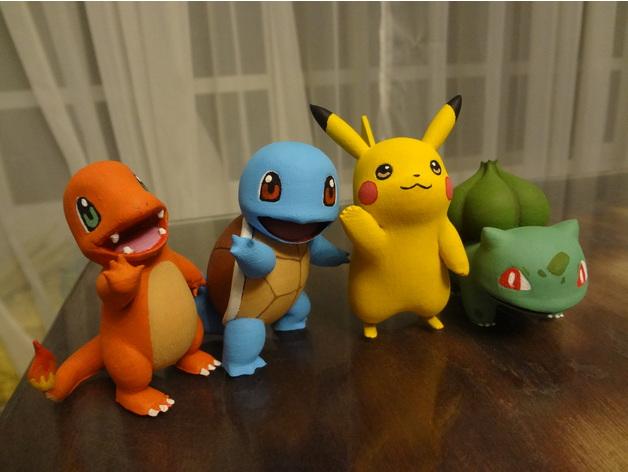 口袋妖怪皮卡丘mini手辦模型3D打印模型