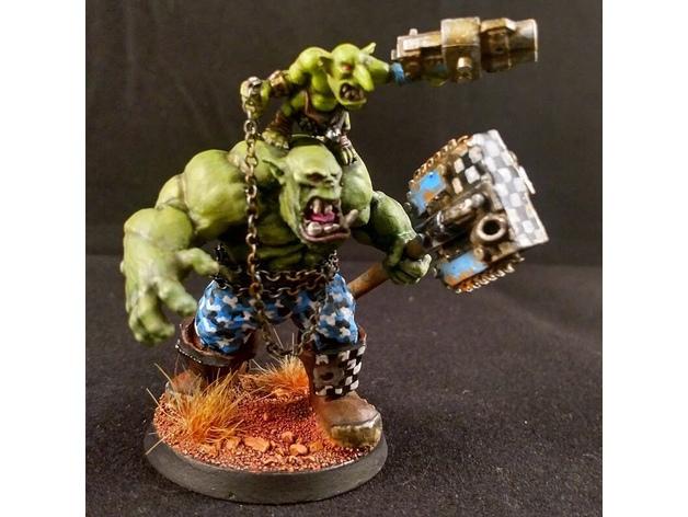 魔獸世界獸人手辦3D打印模型