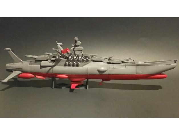 星際戰(zhàn)艦大和號(hào)模型3D打印模型