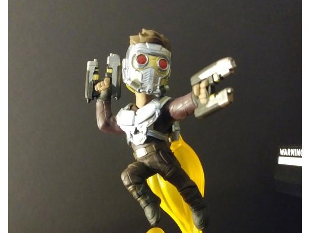 漫威銀河護(hù)衛(wèi)隊星爵mini全身手辦3D打印模型