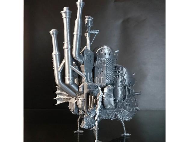 宮崎駿哈爾的移動城堡3D打印模型