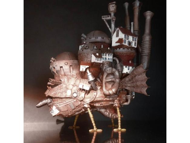 宮崎駿哈爾的移動城堡3D打印模型