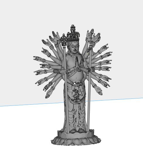 千手觀音3D打印模型