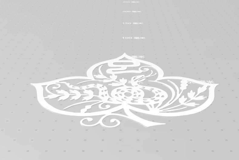 窗花剪紙--蛇3D打印模型