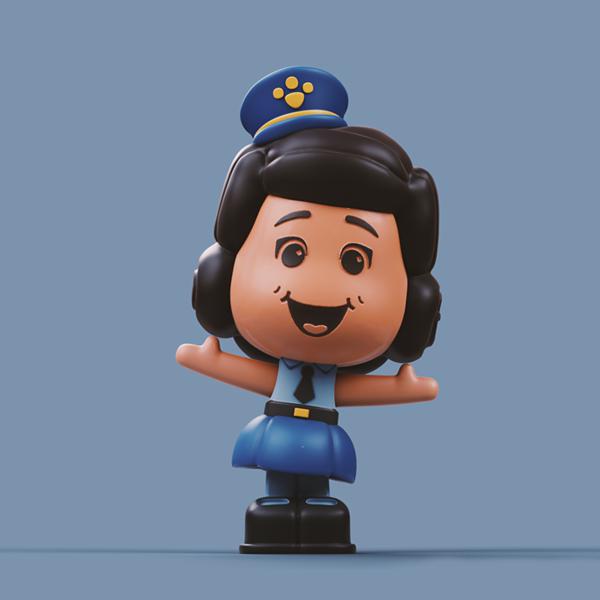 玩具總動員-吱吱妹3D打印模型