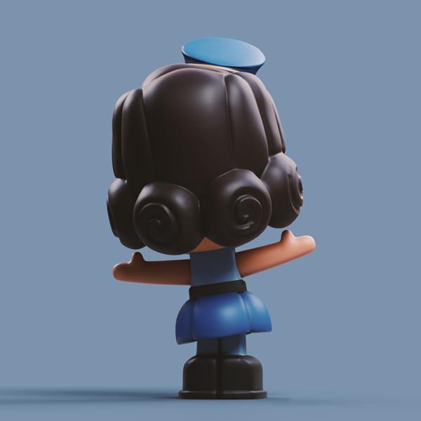 玩具總動(dòng)員-吱吱妹3D打印模型