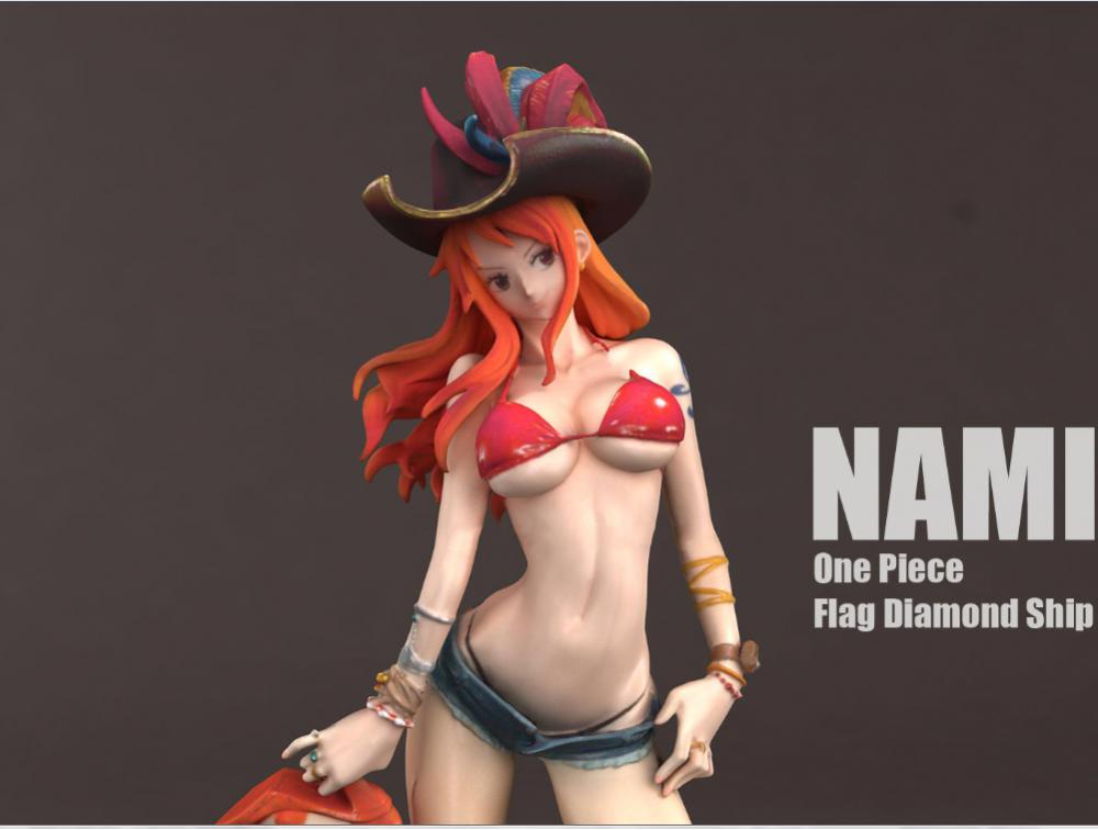 海賊王 娜美3D打印模型