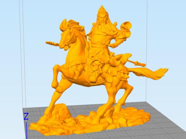 關(guān)羽3D打印模型