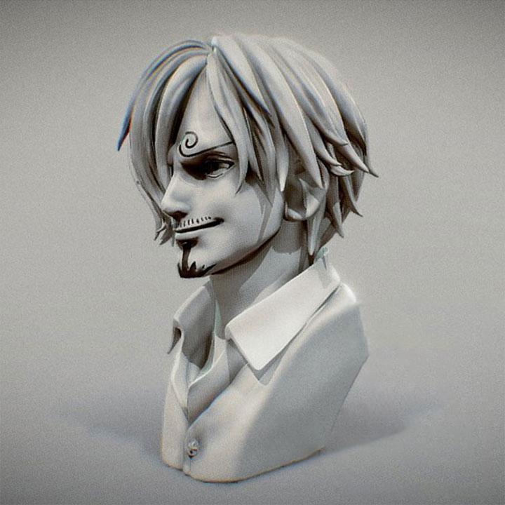 海賊王  山治3D打印模型