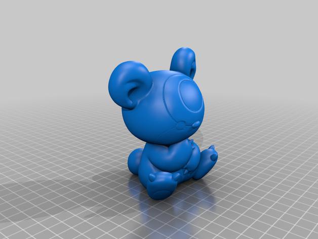 熊寶寶 精靈寶可夢(mèng)3D打印模型