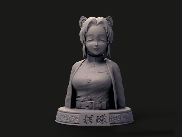 蝴蝶忍 鬼滅之刃3D打印模型