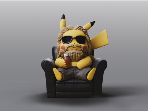 比卡丘  索爾3D打印模型