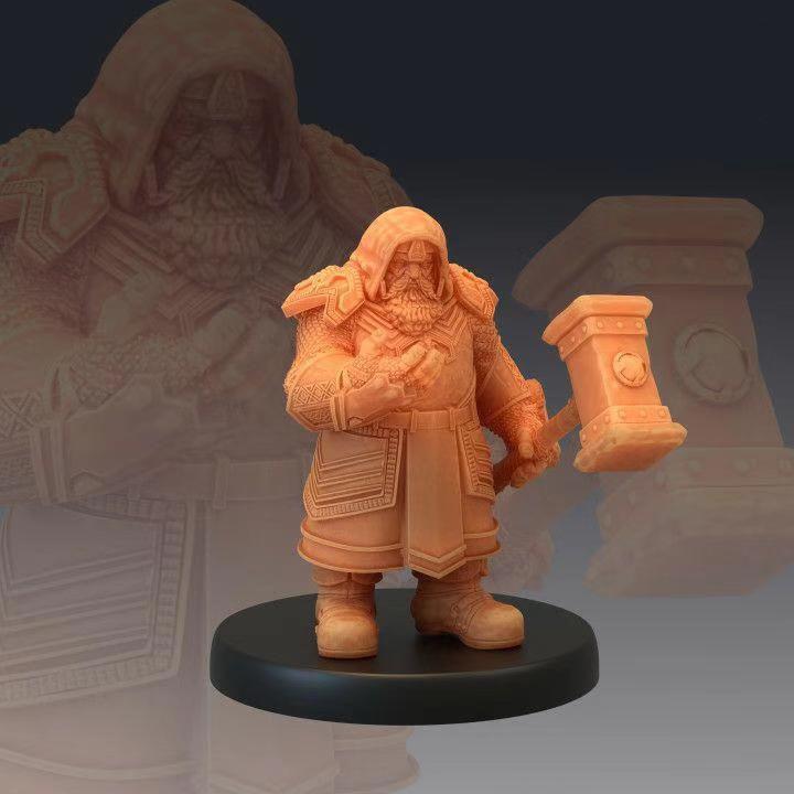 北歐戰(zhàn)錘矮人3D打印模型