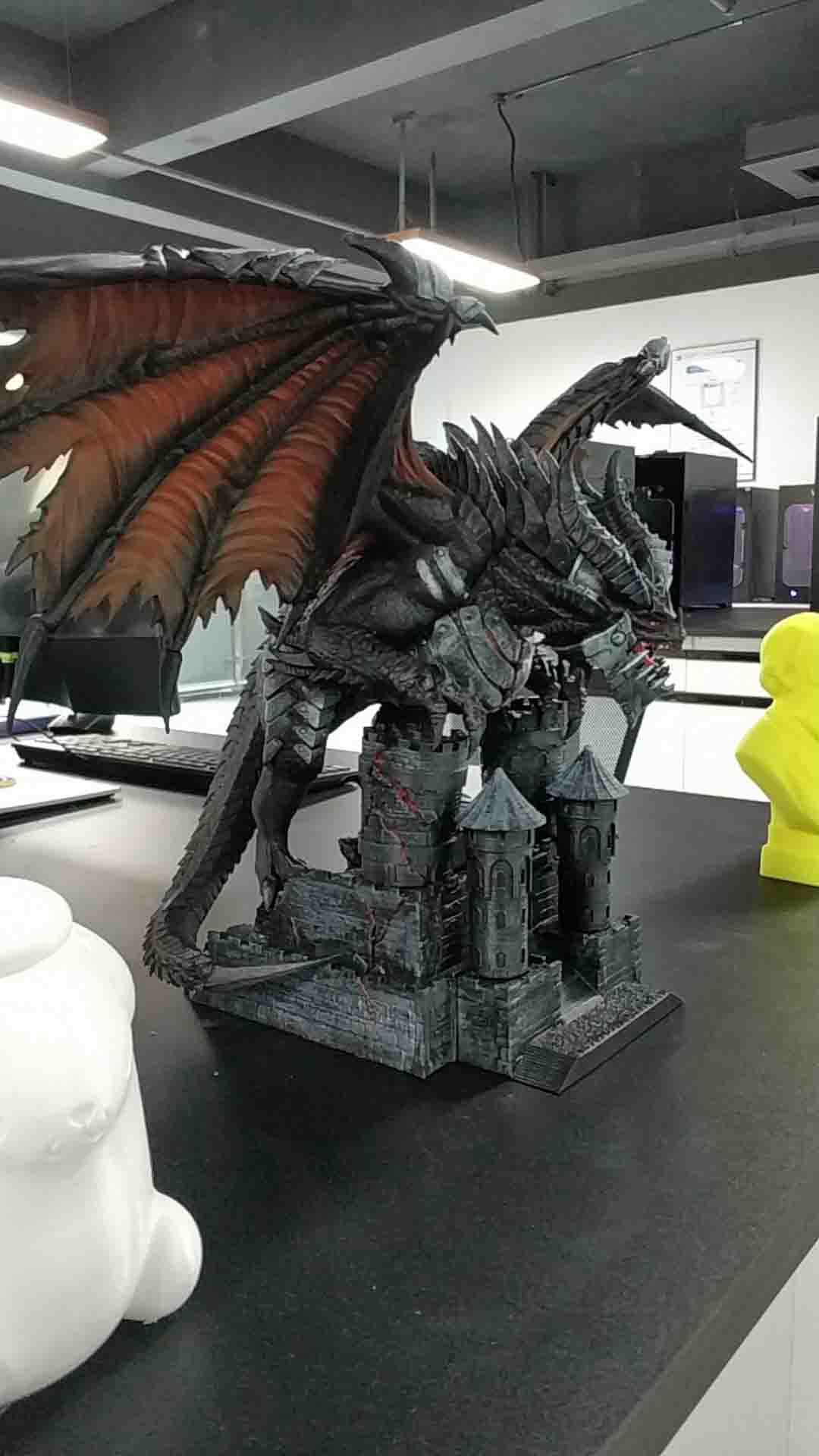 魔獸世界 死亡之翼3D打印模型