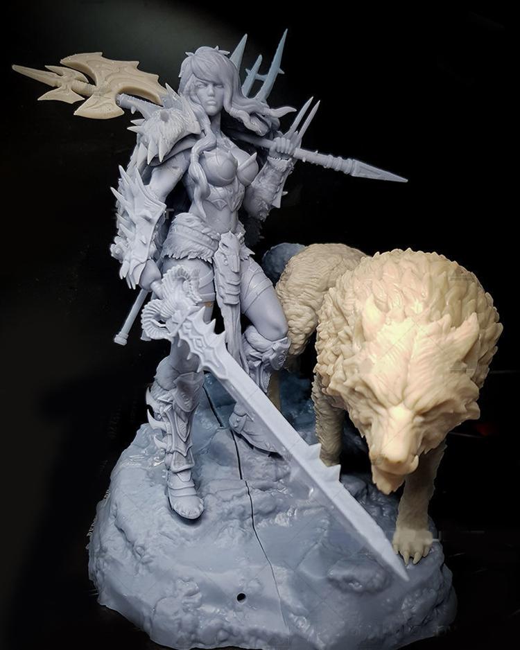 野蠻娘們 暗黑破壞神23D打印模型