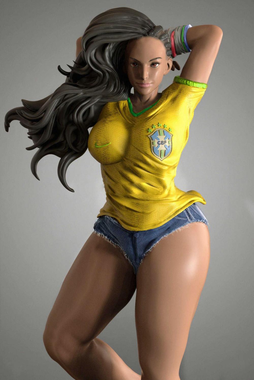 街頭霸王 松田勞拉3D打印模型