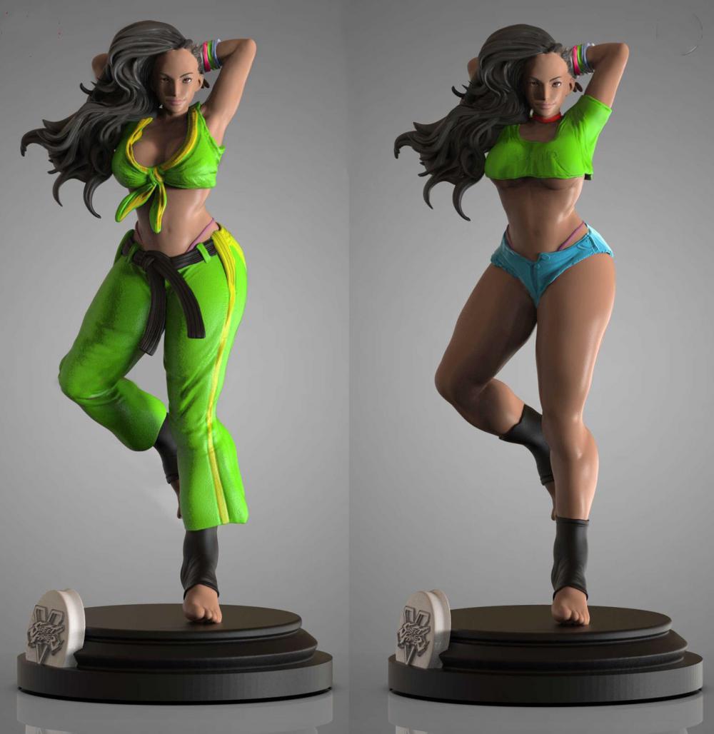 街頭霸王 松田勞拉3D打印模型