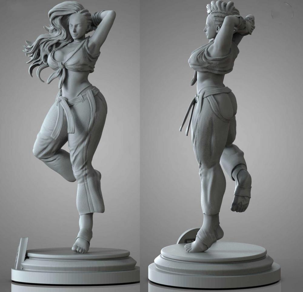 街頭霸王 松田勞拉3D打印模型