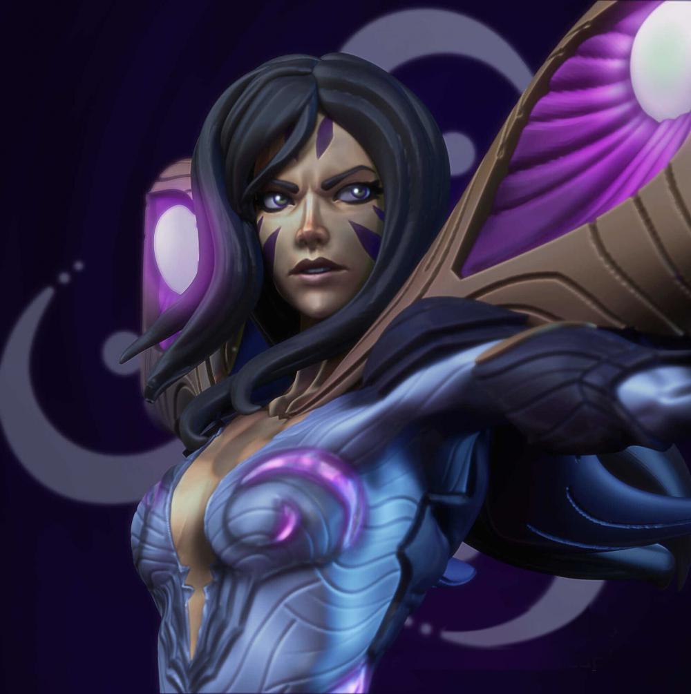 英雄聯(lián)盟LOL 卡莎3D打印模型