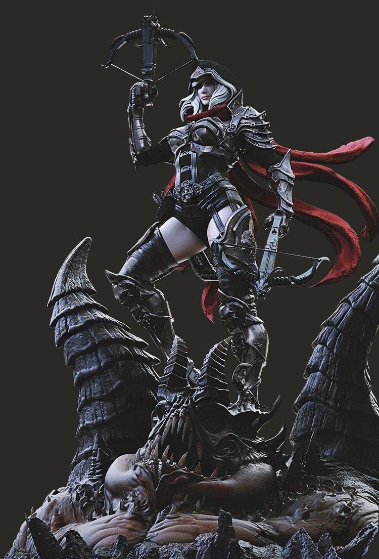 惡魔獵人&阿茲莫丹3D打印模型