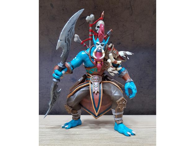 暗影獵手 沃金3D打印模型