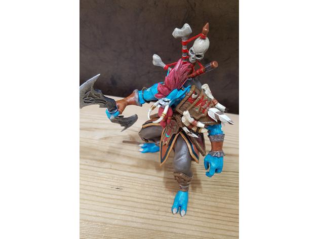 暗影獵手 沃金3D打印模型