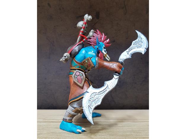 暗影獵手 沃金3D打印模型